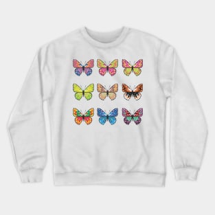 Decorative butterflies Crewneck Sweatshirt